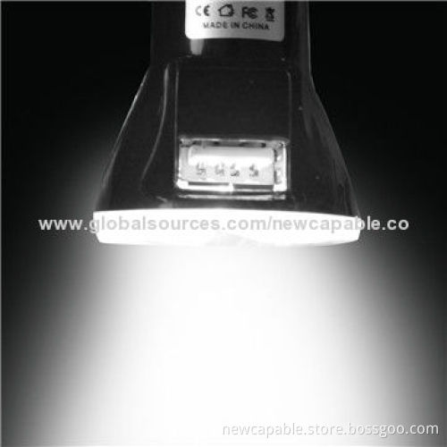 Car Charger with LED Light, 2.1A Output
